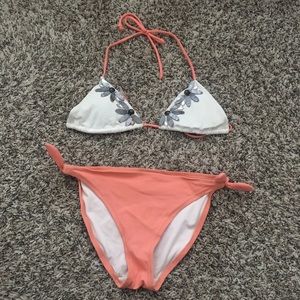 Victoria’s Secret white/salmon bikini